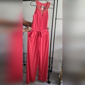 Vince Camuto Coral Color Romper
